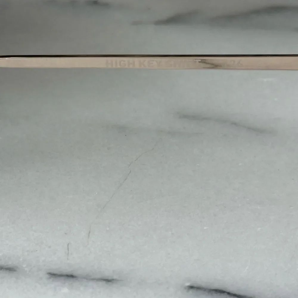 QUAY 56mm High Key Shift Aviato Glasses In Gold/ Pink ⭐️ - Picture 4 of 7